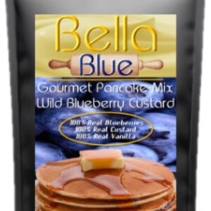 Blueberry Custard Gourmet Pancake Mix 100% Real Blueberries image 4