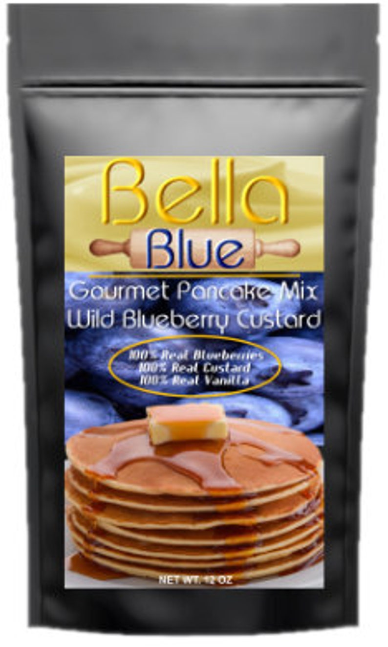 Blueberry Custard Gourmet Pancake Mix 100% Real Blueberries image 4