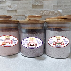 Strawberry Cheesecake Freeze Dried Fruit Dry Powder In A Beautiful Gift Jar w/ Bamboo Spoon Perfect Anytime Gift Put This On Everything 3 Jar Gift Set