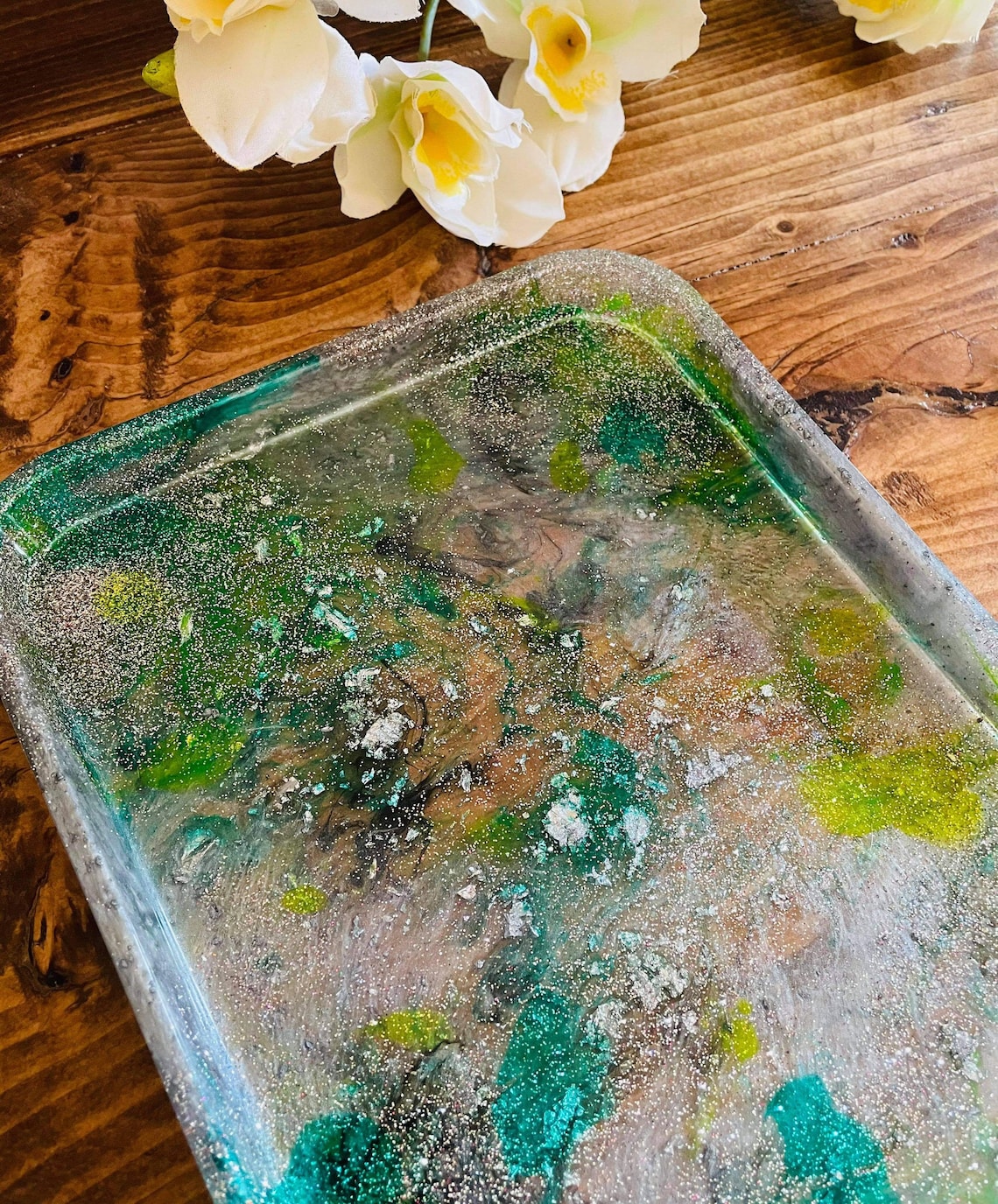 Resin Rolling Tray with Customized Decals Etsy