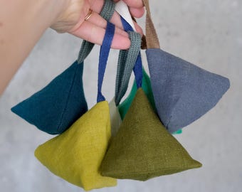Bunte Moderne Leinen Duftende Lavendel Tasche