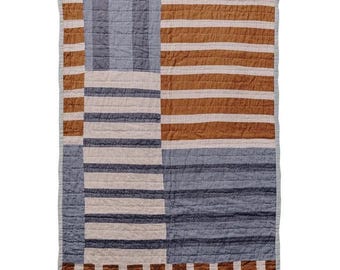 Moderne Geometrische Patchwork Wandbehang Quilt