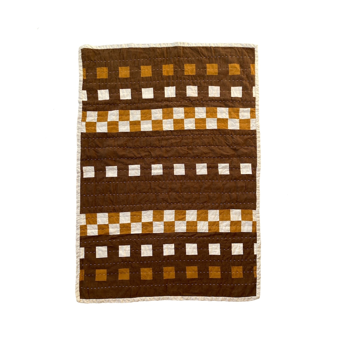 Modern Checkerboard Pattern Patchwork Quilt - Etsy