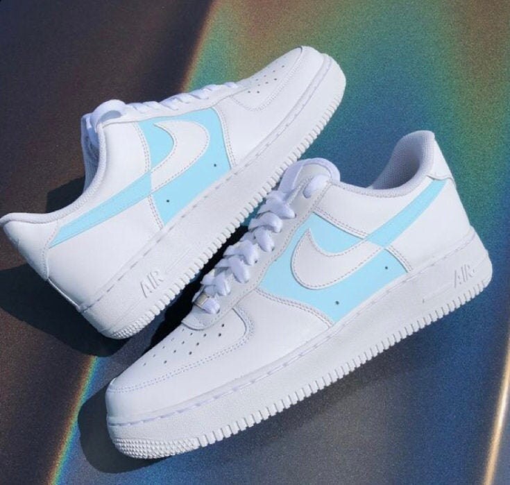 split color air force ones