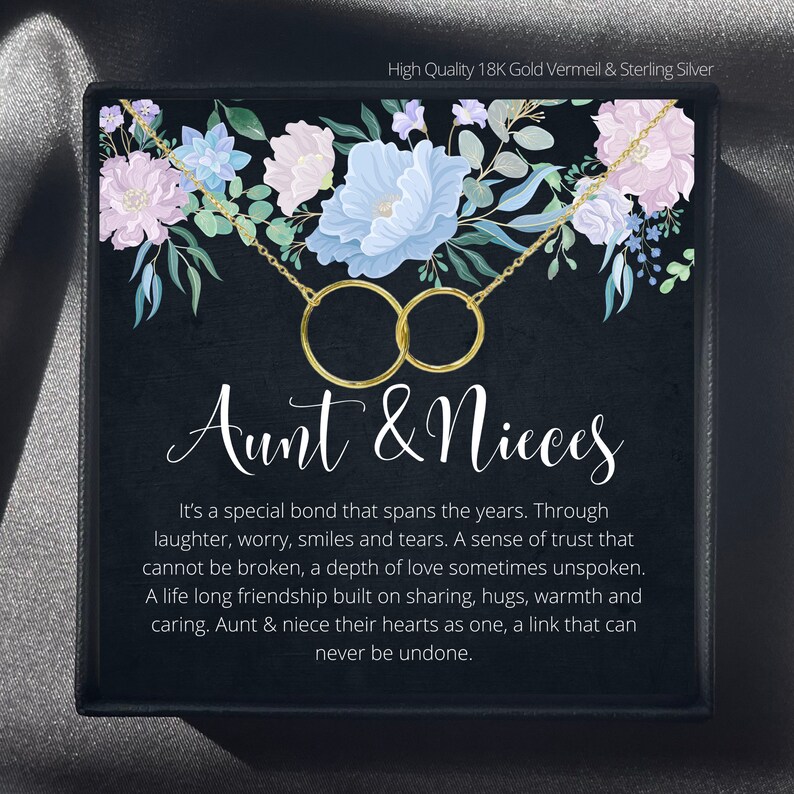 Beautiful Necklace Gift Niece Birthday Necklace for Aunt Aunt Niece Necklace Jewelry for Women Gift for New Aunt