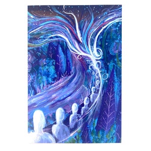 Colorful Cosmic Dust Reincarnation Spiritual Prints 11x14 4x6