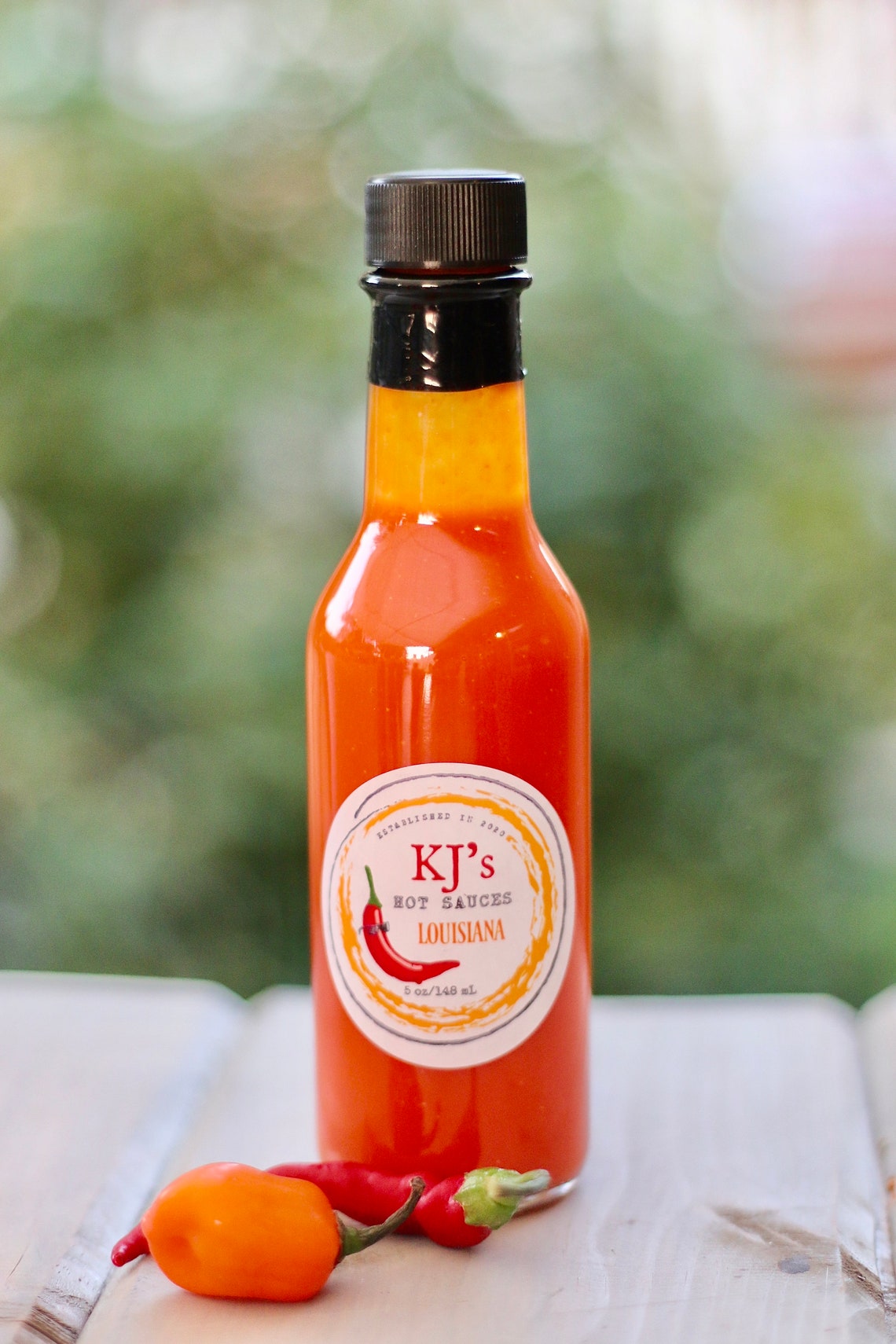 Kj's Sauces Louisiana Style Hot Sauce Etsy
