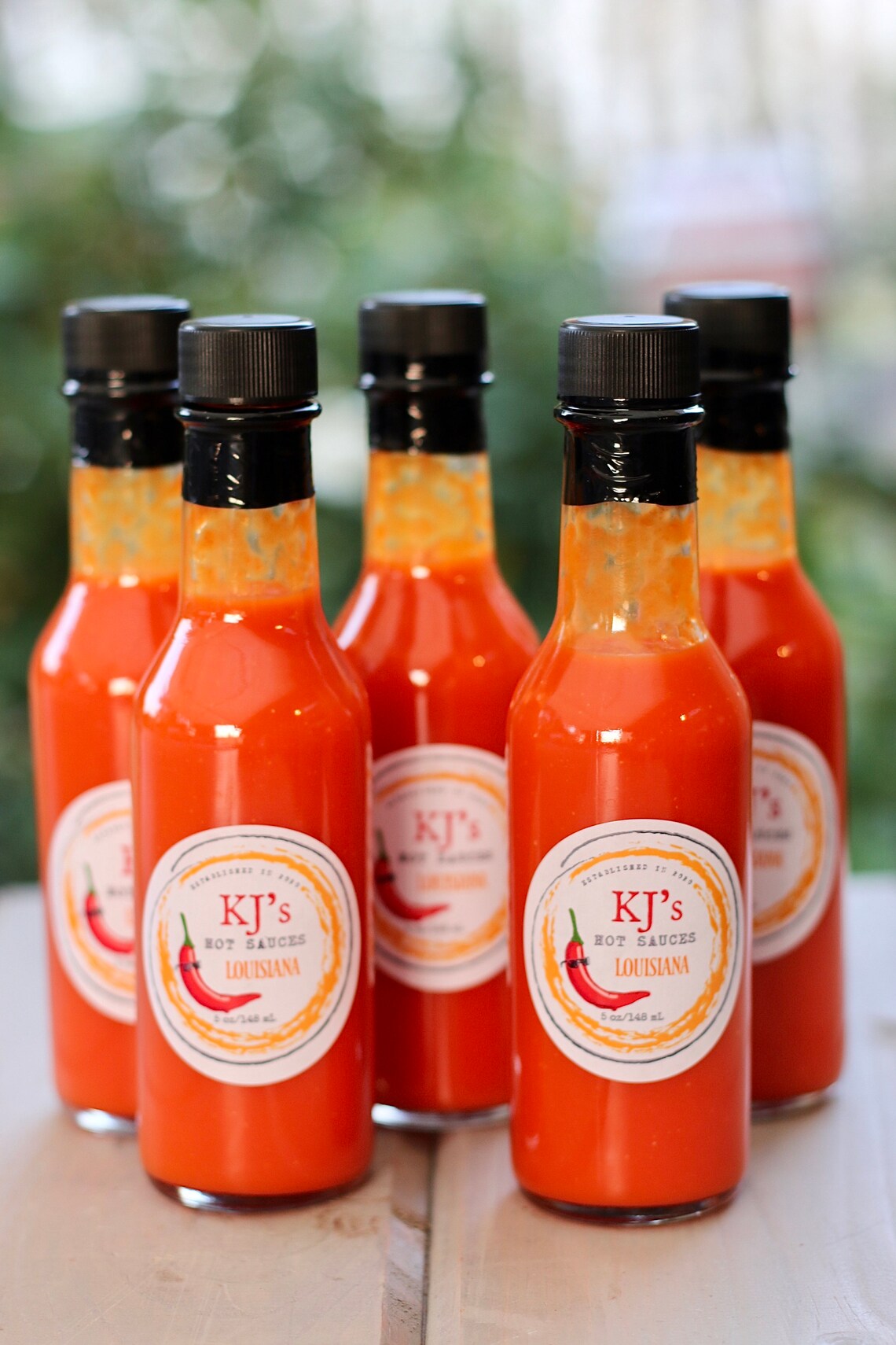 Kj's Sauces Louisiana Style Hot Sauce Etsy