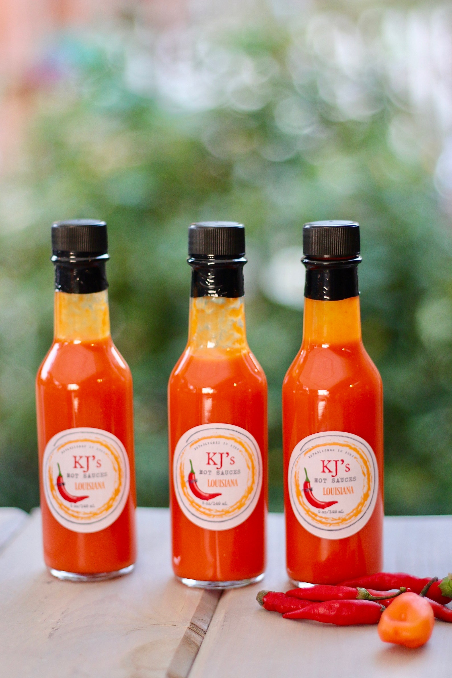 Kj's Sauces Louisiana Style Hot Sauce Etsy