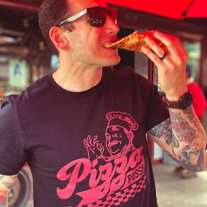 Funny Pizza Shirt, Pizza Shirt Men, Pizza Addict Shirt, Foodie Tee, I Just Want Pizza, Retro Pizza Shirt, Vintage Pizza Tee, Foodie Gift image 4