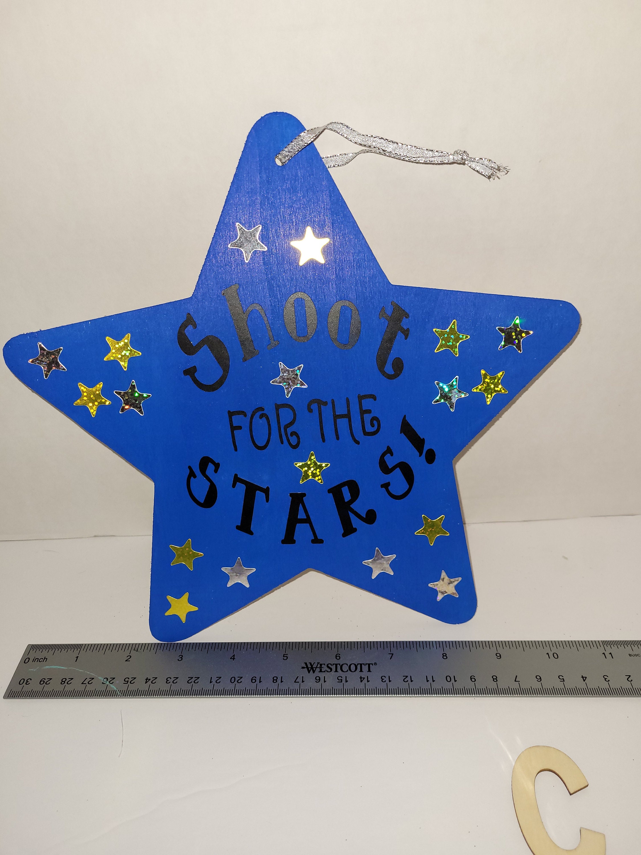 Shoot for the stars sign Etsy