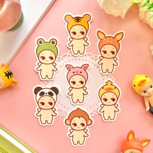 Regular Series Sonny Angel Sticker Set 2 | Journal, laptop, bottle, planner sticker | Matte Waterproof sticker |