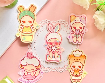 Home Sweet Home Sonny Angel Sticker | Journal, laptop, bottle, planner sticker | Holographic | Waterproof sticker |