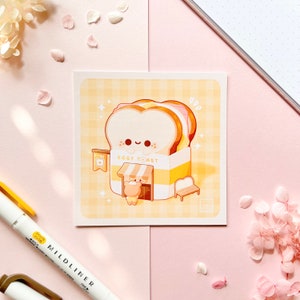 Cute Eggy Toast Art Print