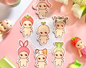 Regular Series Sonny Angel Sticker | Journal, laptop, bottle, planner sticker | Matte Waterproof sticker |