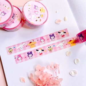 Kawaii Animals Washi Tape | Decorative tape | Journaling Tape | Scrapbooking Tape | Planner / Bullet Journal Supplies