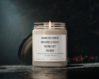 Snarky Boss Soy Candle, Employee Appreciation Gift, Office humor