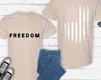 Freedom Tee,Patriotic T-Shirt, Graphic Tee for Independence Day, America  250 birthday , Gift for Freedom Lovers