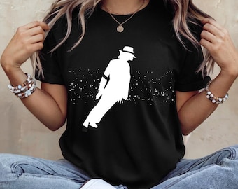 Michael Jackson Inspired Shirt | Comfort Colors Graphic Tee | king of Pop, 1980s Music Fan T Shirt