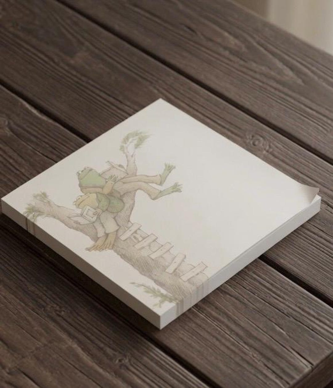 Note Toad Frog and Toad Inspired Sticky Notes, Cute Frog Notepad, Book Lover Memo ...