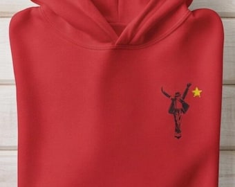 Geborduurde op Michael Jackson geïnspireerde jeugdhoodie