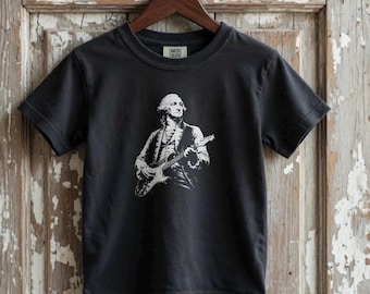 George Washington Guitar Tee youth | Funny Historical Kids Shirt, USA 250 Birthday, Vintage History Fan  shirt