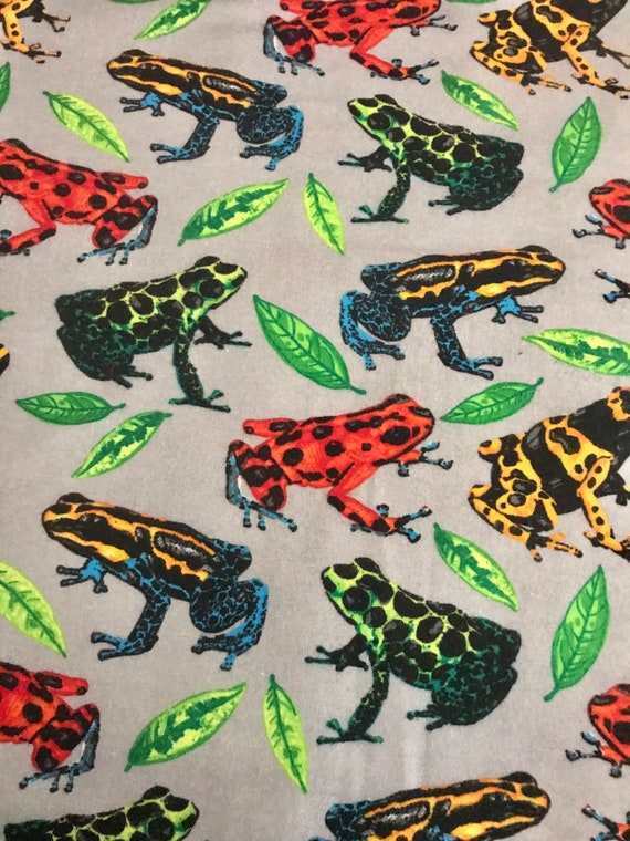 Blue/green frogs infant crib and toddler bed fitted sheet Sheets ...