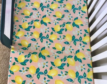 lemon crib sheets