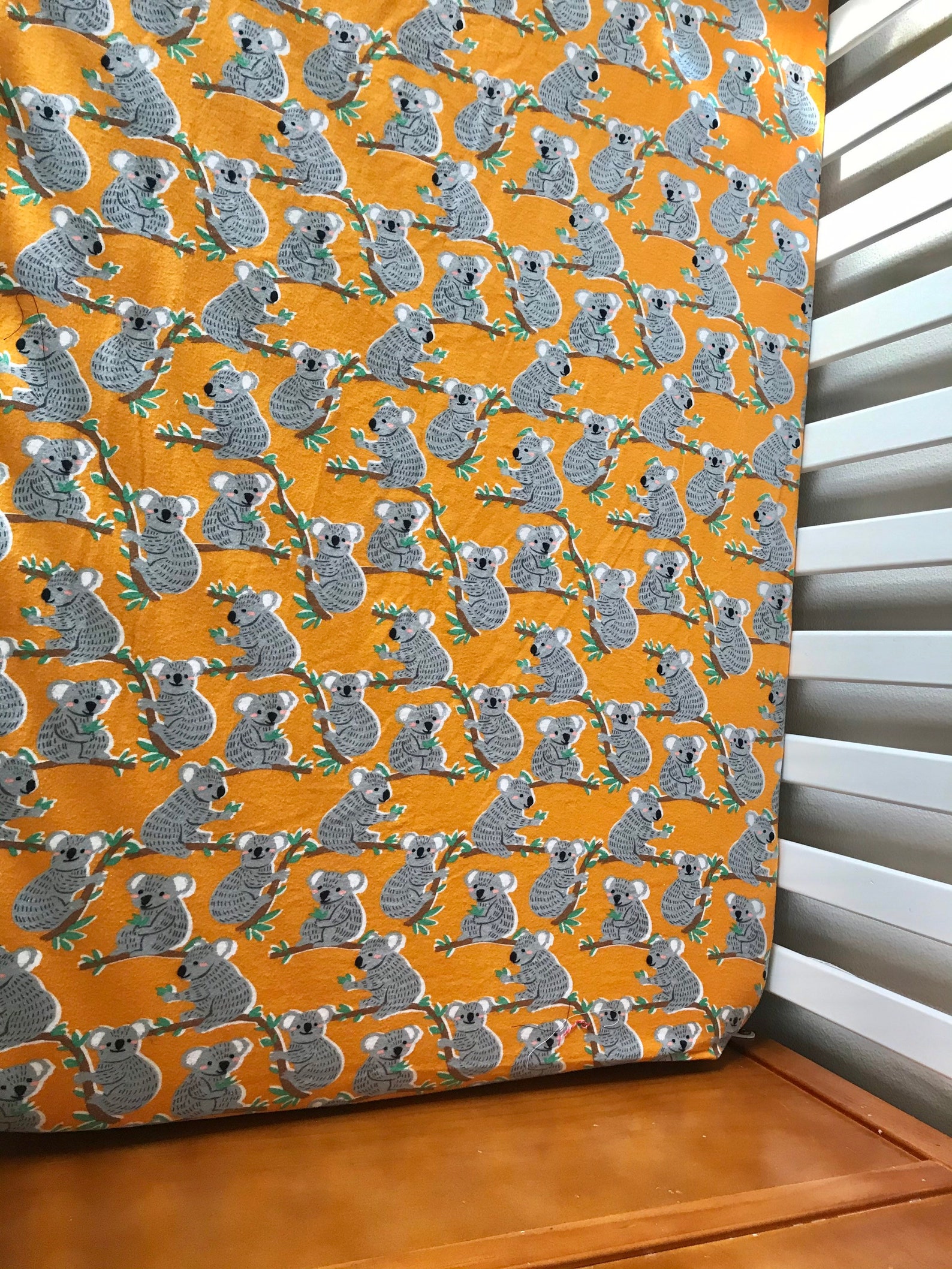 Koala bear fitted crib/toddler bed sheets Etsy