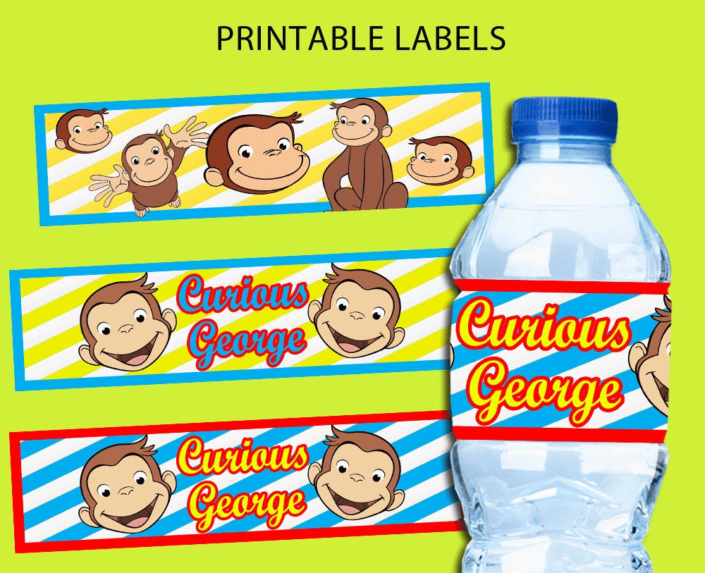 Curious Bottle Labels Curious Printable Labels Etsy