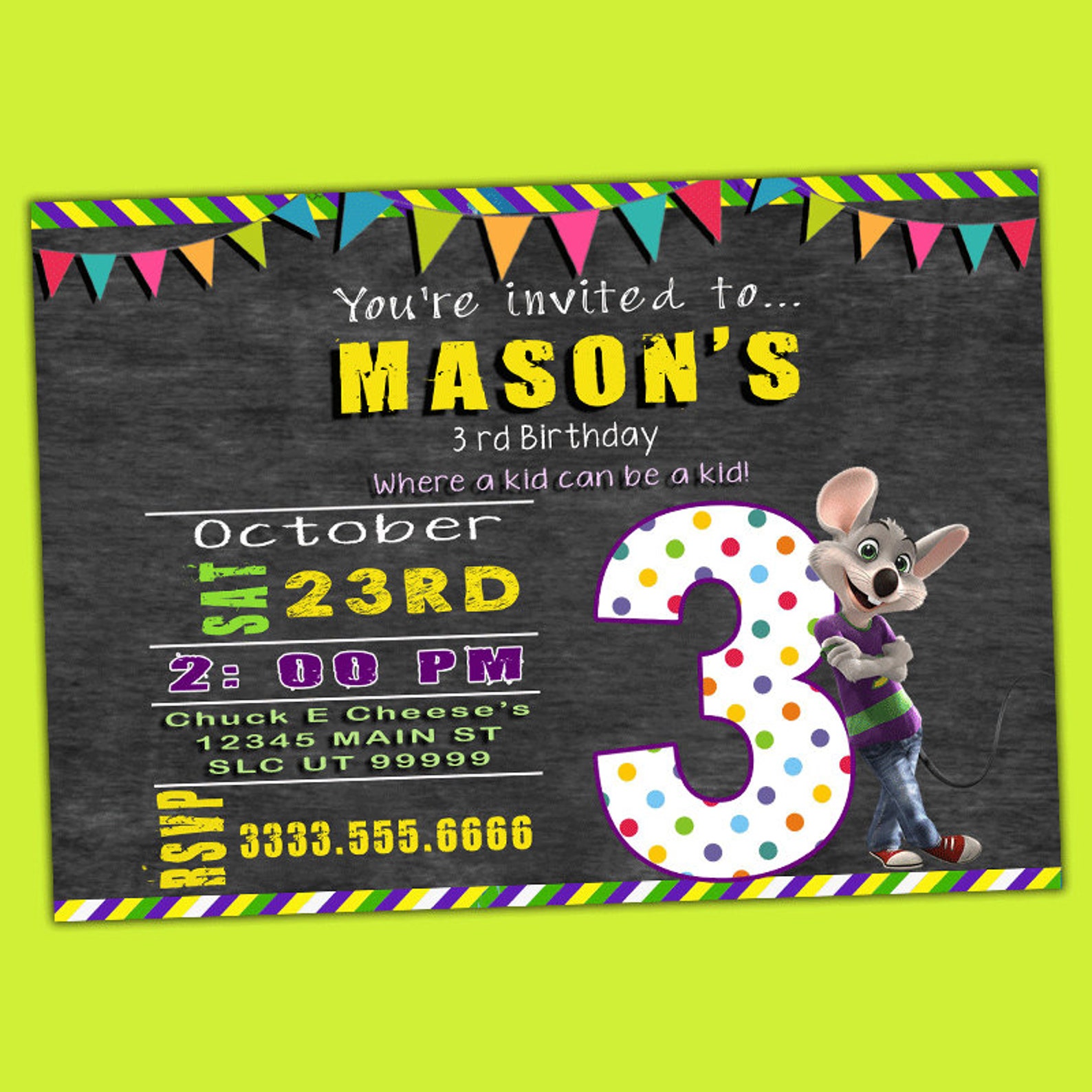 chuck-e-cheese-invitation-chuck-e-cheese-party-invitation-etsy