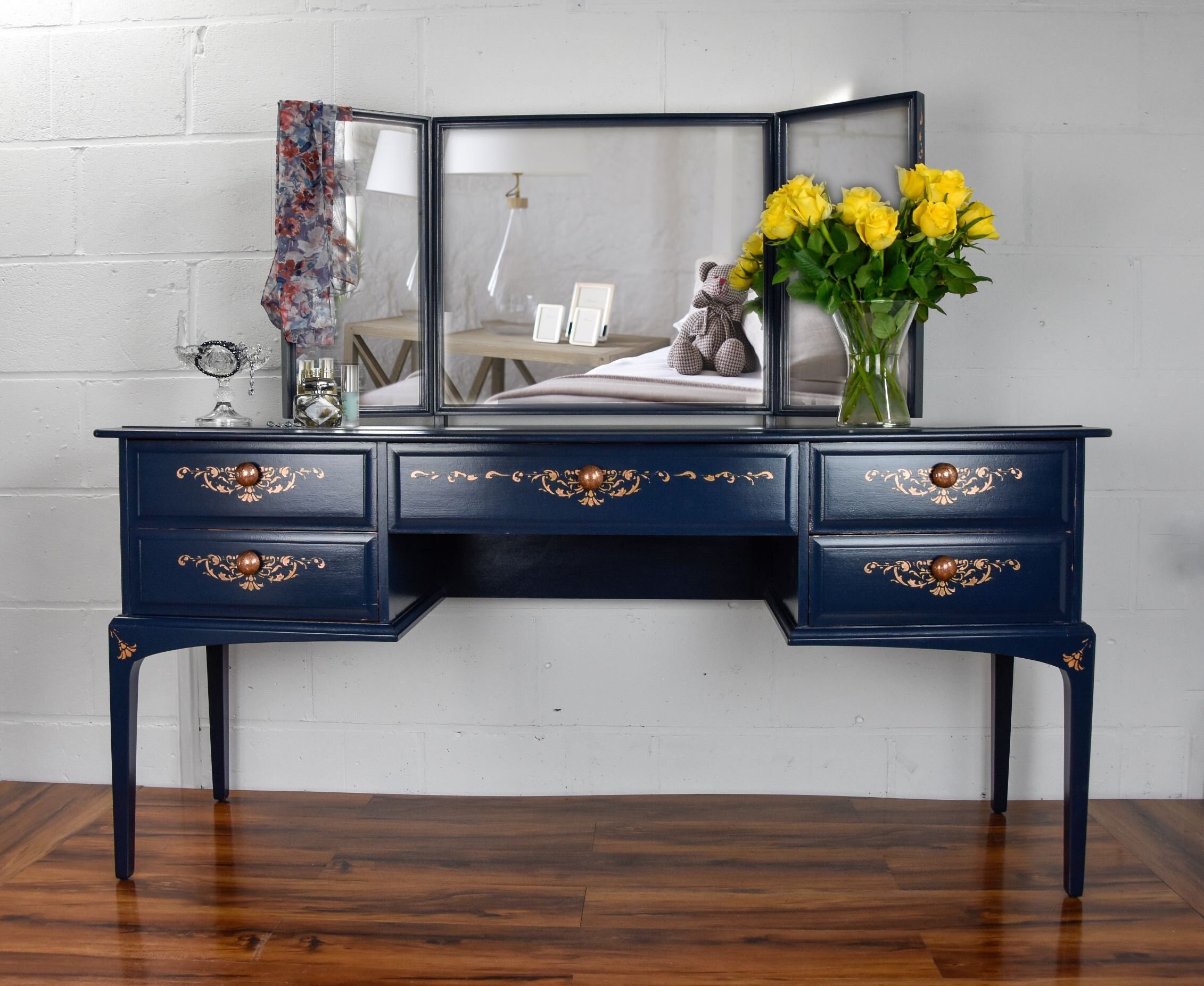 Etsy dressing 2024 table mirror