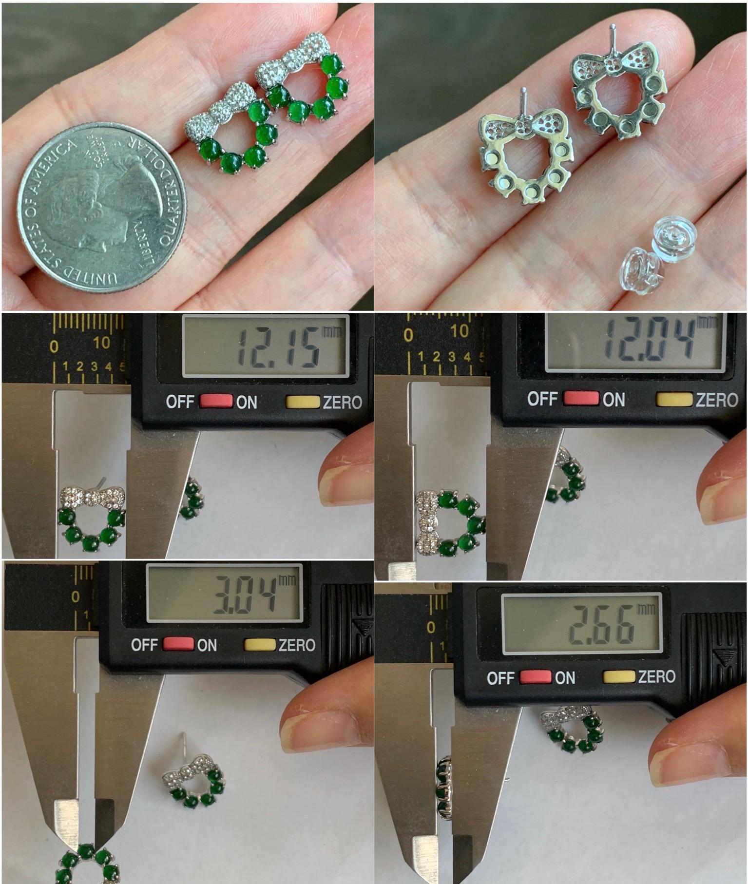 天然グアテマラ グレード A 氷のような半透明の鮮やかなグリーン