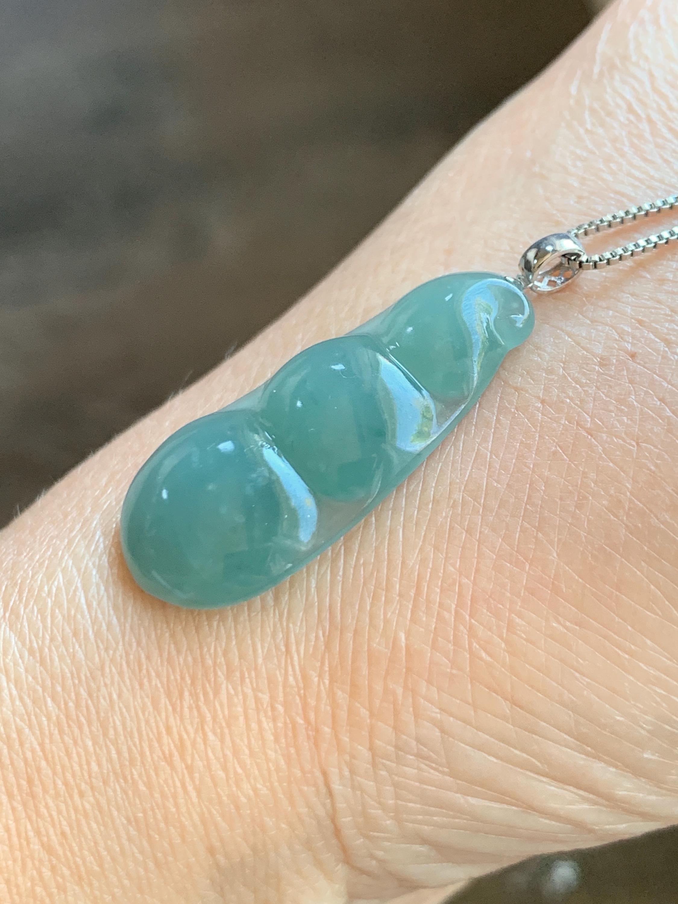 Natural Grade A Guatemalan Icy Translucent Dark Teal Blue Jade