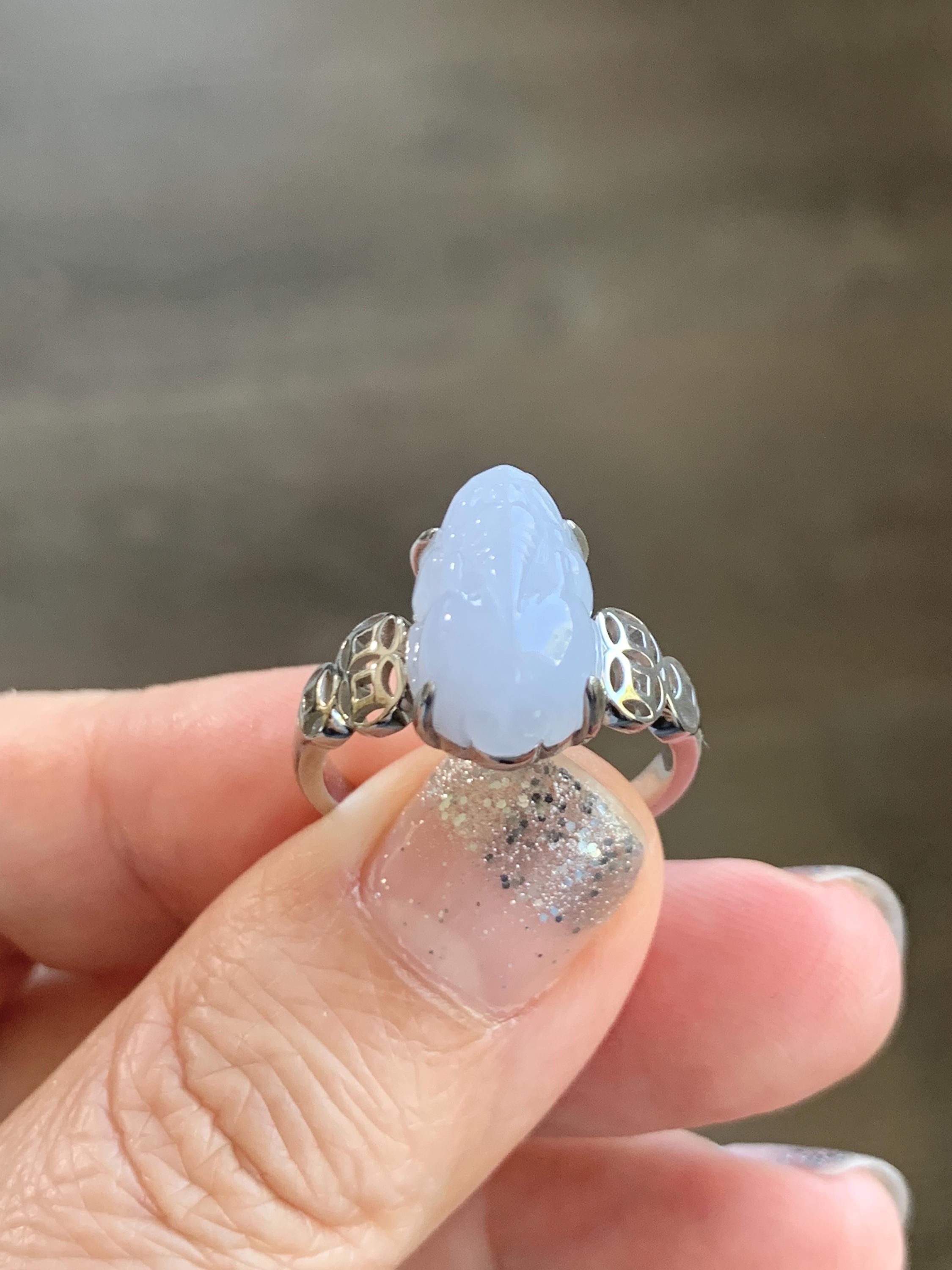 Certified Natural Grade A Icy Translucent Pastel Purple Jade