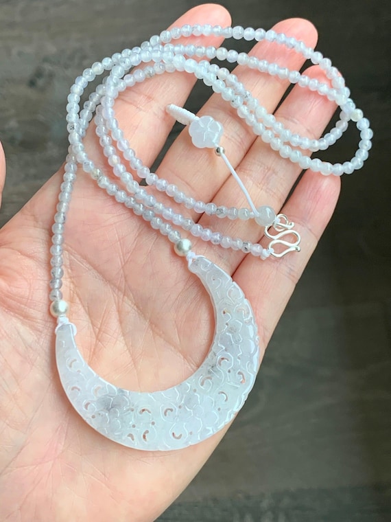 ナチュラルグレード A プレミアムアイスホワイト Wiji ジェダイト 