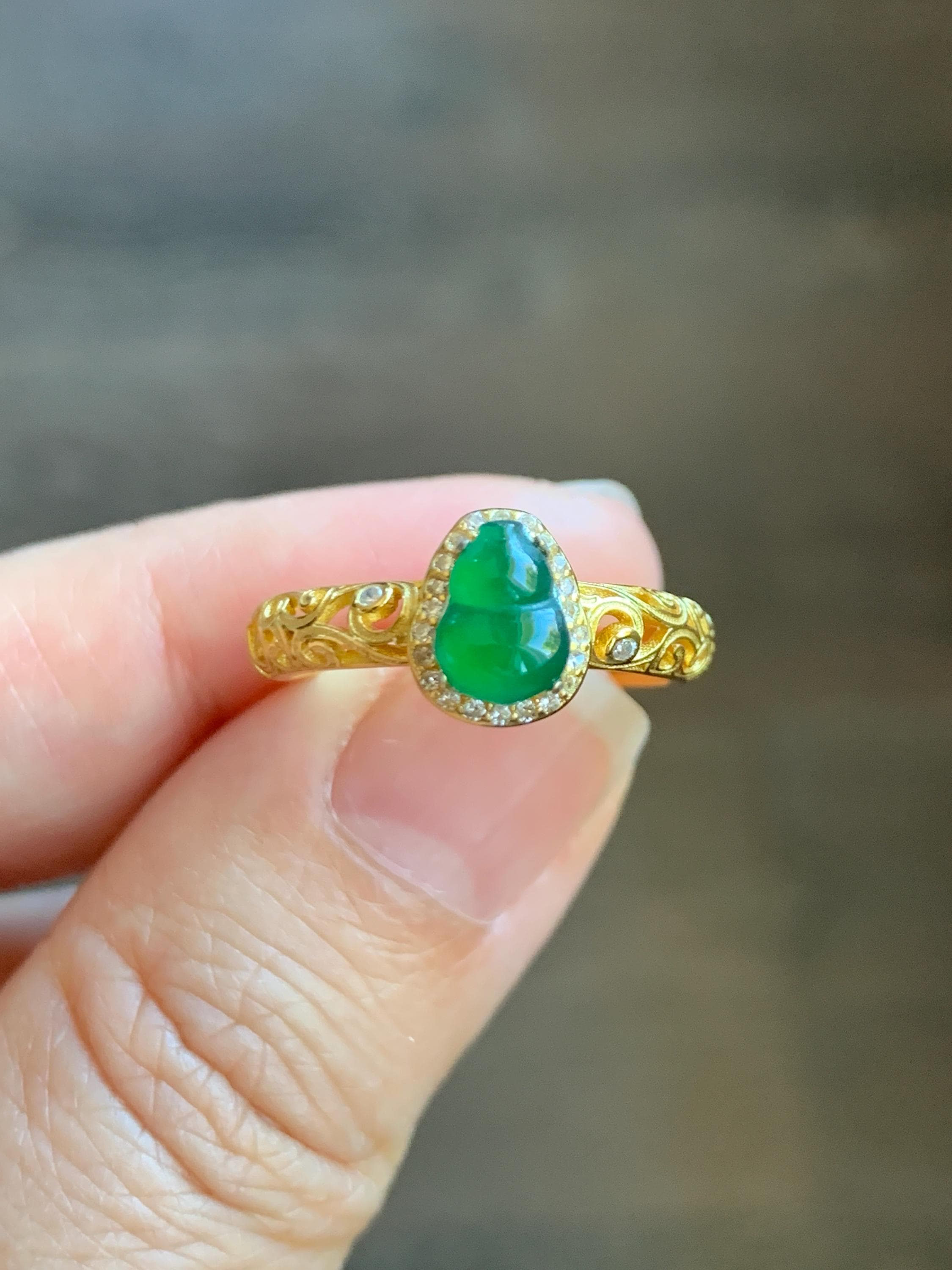 Natural Grade A Guatemalan Icy Translucent Vibrant Green Jade