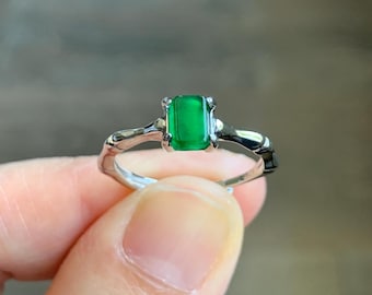 Natural Grade A Guatemalan Icy Translucent Vibrant Green Jade