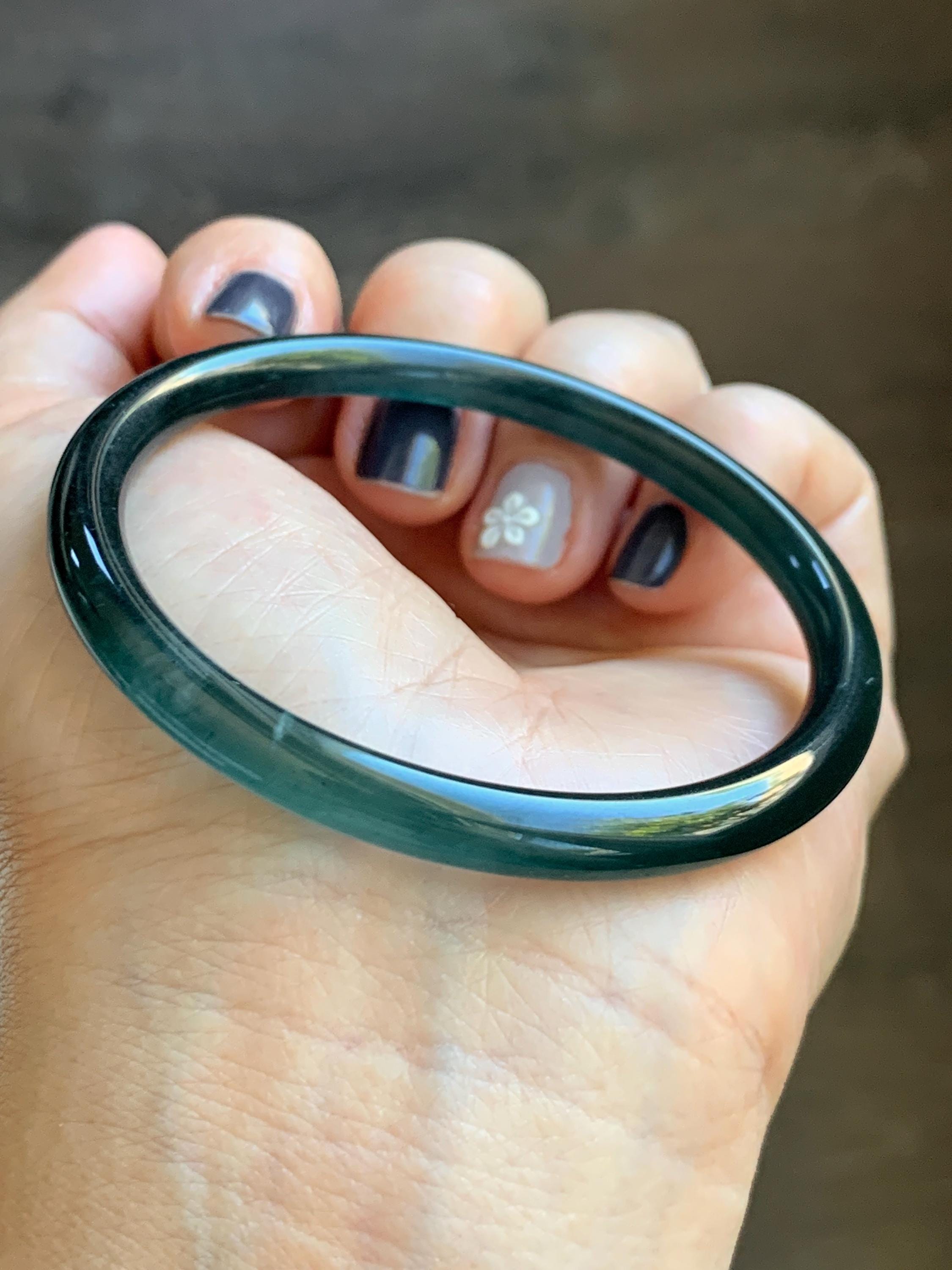 Jadeite bangle 50mm - Etsy 日本
