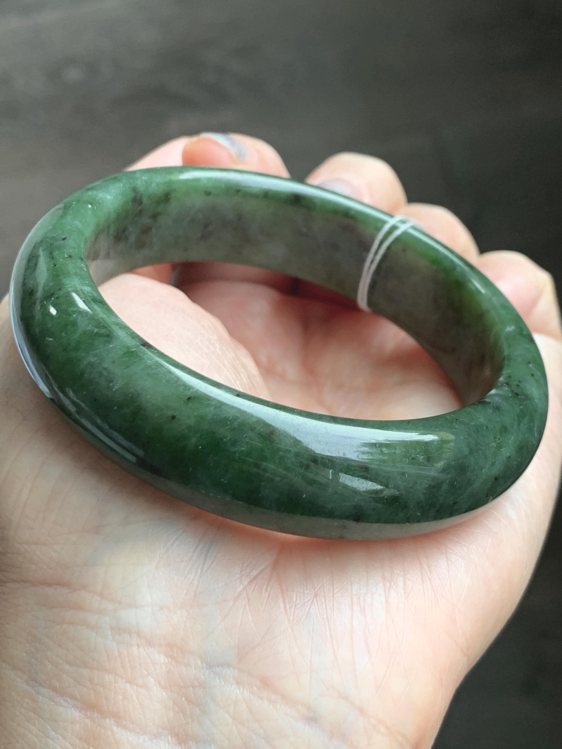 Nephrite jade bangle - Etsy 日本 