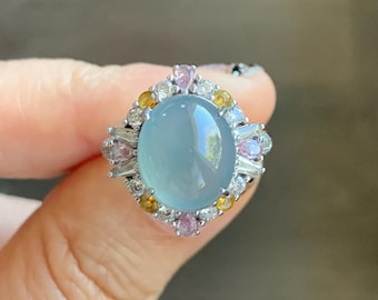 Natural Grade A Guatemalan Icy Translucent Vibrant Green Jade