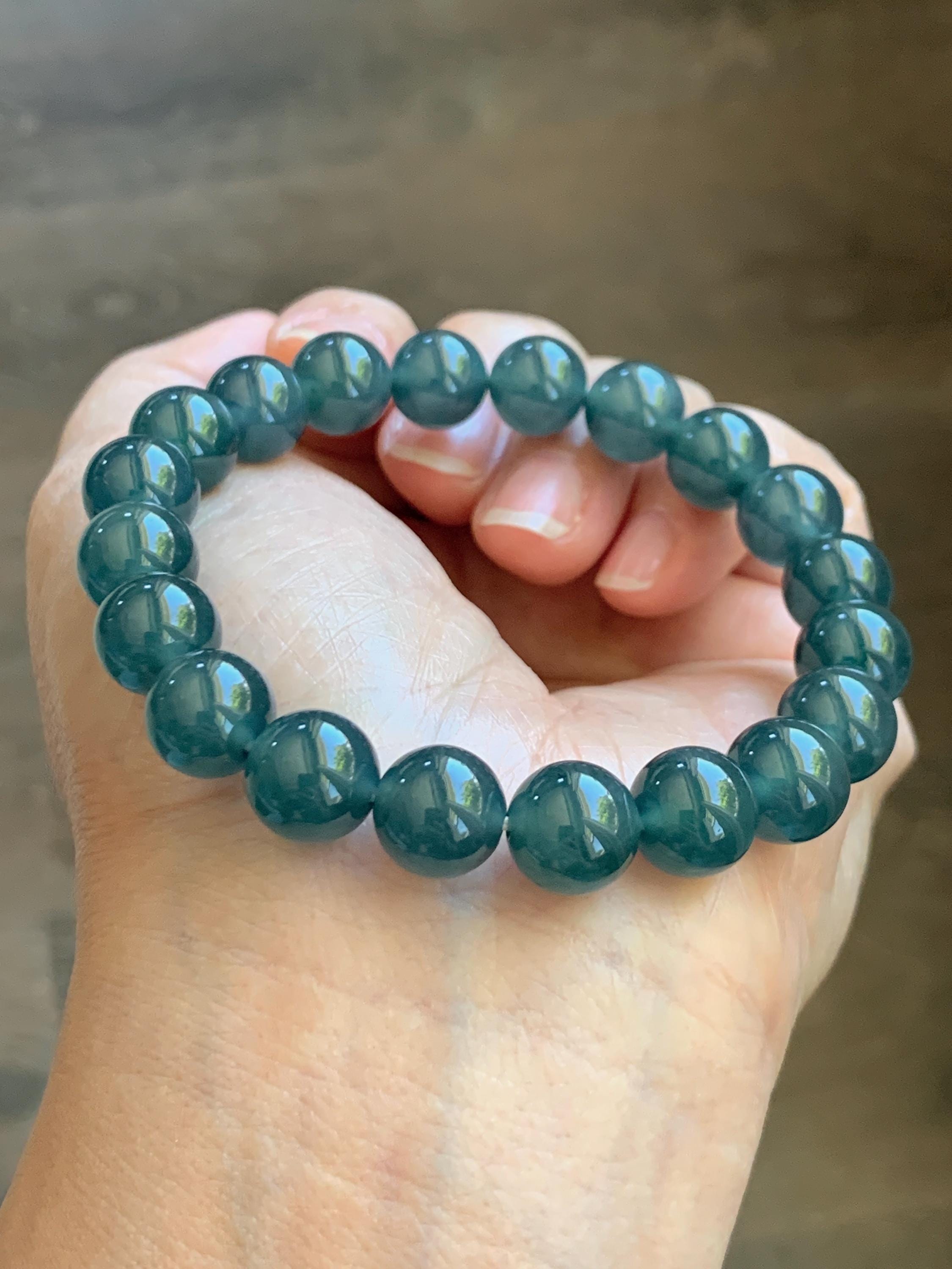 上質な翡翠のブレスレット - Etsy 日本