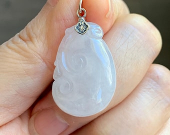 Certified Natural Grade A Icy Highly Translucent Wuji Jadeite Wu