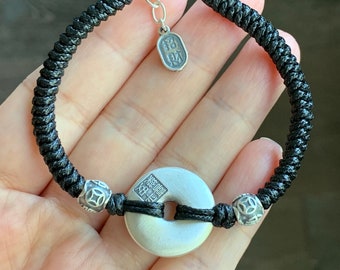 【関税込み】Alighieri ブレスレット Solid 999 Sterling Silver Pixiu Engraved Ping an Kou Donut