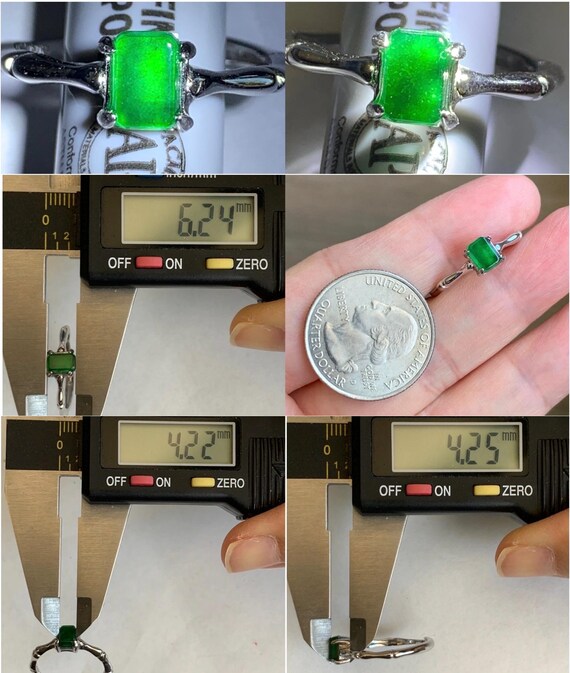 Natural Grade A Guatemalan Icy Translucent Vibrant Green Jadeite