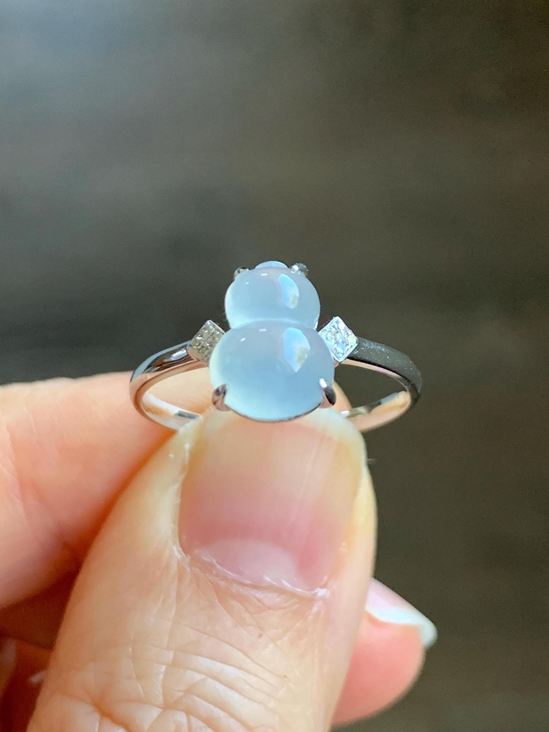 Anelli Di Cristallo Dargento Di Lusso Donne: Bling A Fedi Nuziali Zirconia Cubica Gioielli Da 2,15 € | DHgate - Foto 9