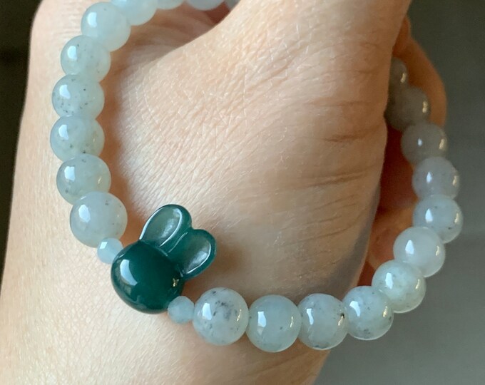 Natural Burmese Icy Translucent Gelatinous Wuji Jadeite Guatemalan Blue ...