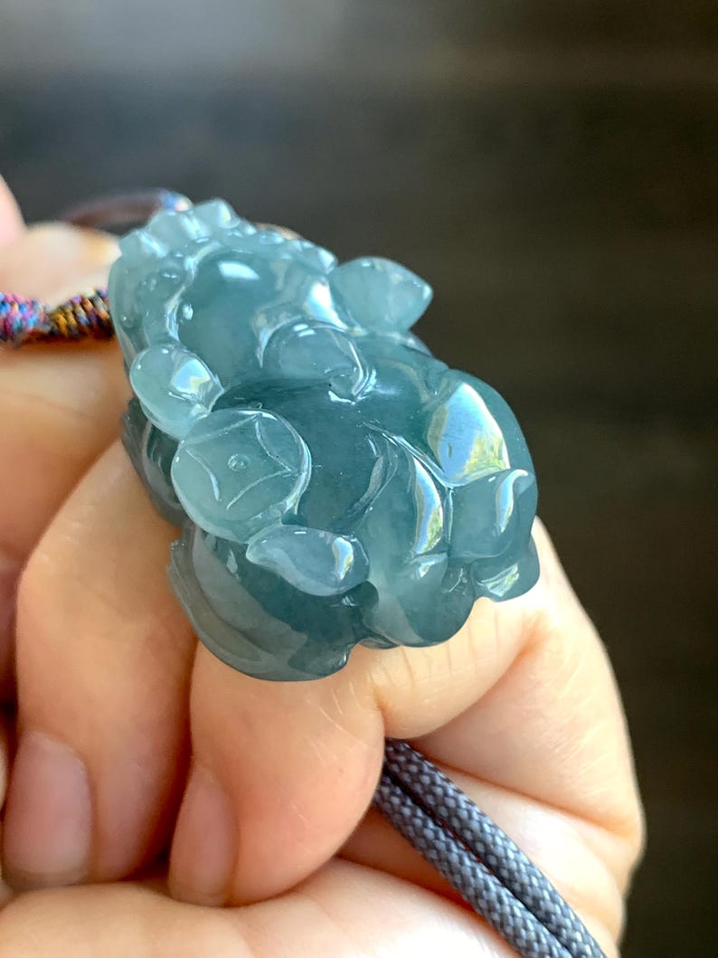 Natural Guatemalan Old Mine Icy Translucent Gelatinous Dusty Teal Blue