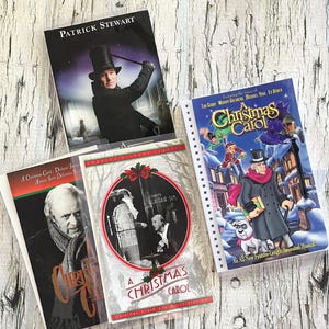 Christmas Carol  VHS notebook