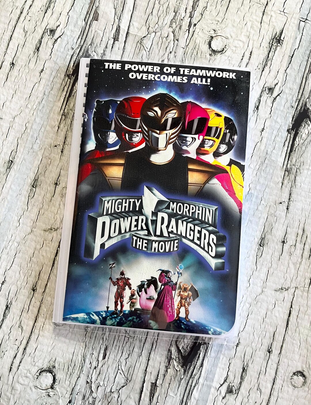 Power Rangers VHS Notebook - Etsy